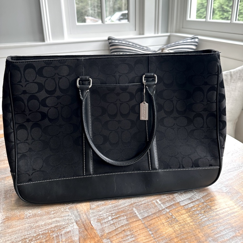 Women’s Coach black brief case